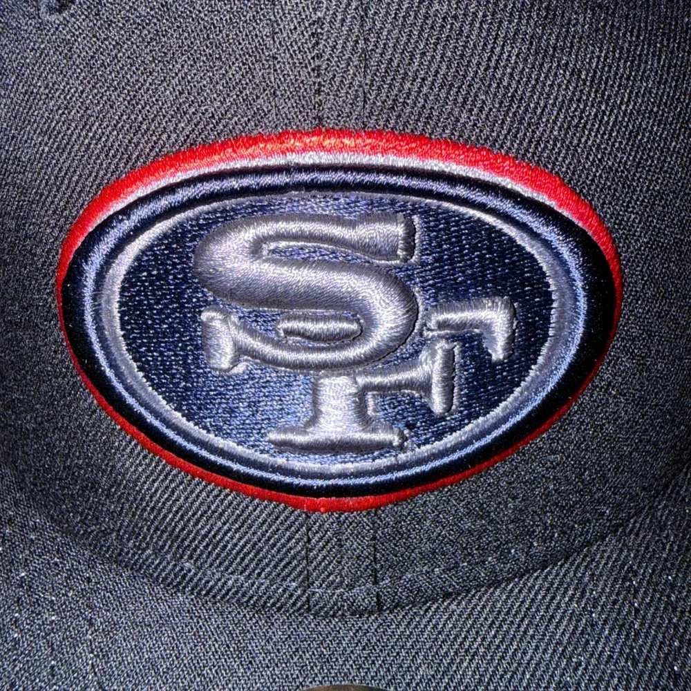 New Era 59FIFTY San Francisco 49ers Hat Mens 7 3/4 Black New NFL Fitted Cap
